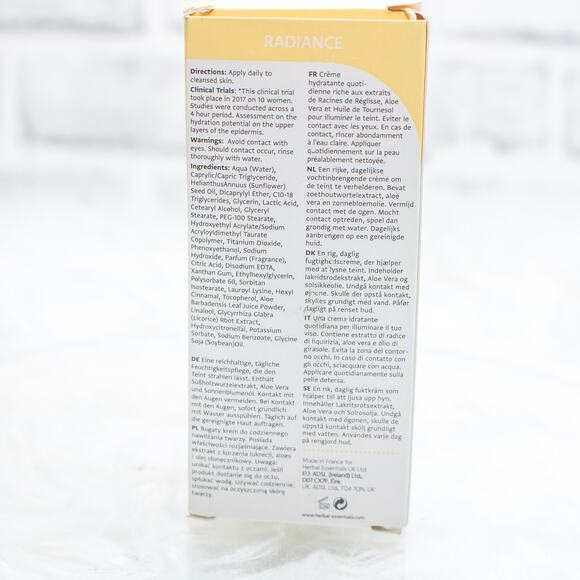 Herbal Essentials Brightening Cream Moisturizer Licorice Root & Aloe Dark Spots - Picture 5 of 7